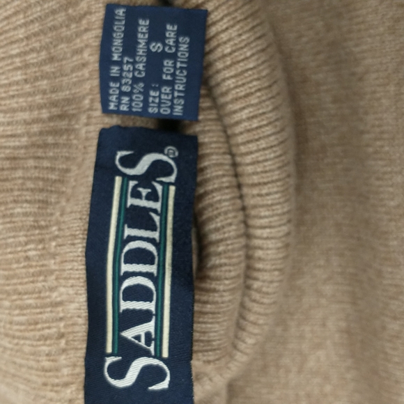 Soft Cashmere Turtleneck Neutral Beige Heather Natural Tan Quality Mid Thickness - Picture 10 of 11